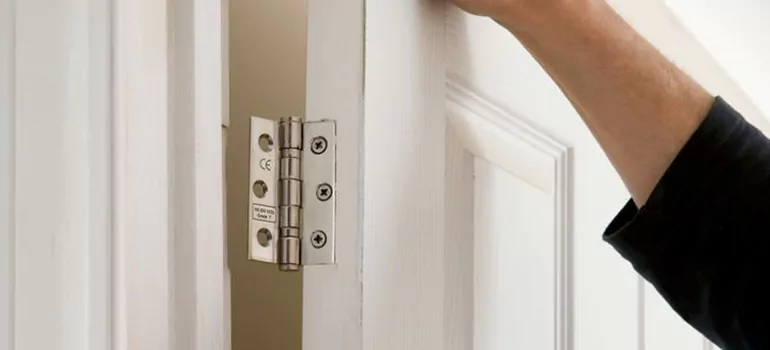 Bathroom Stall Door Hinge Repair in Iona, FL