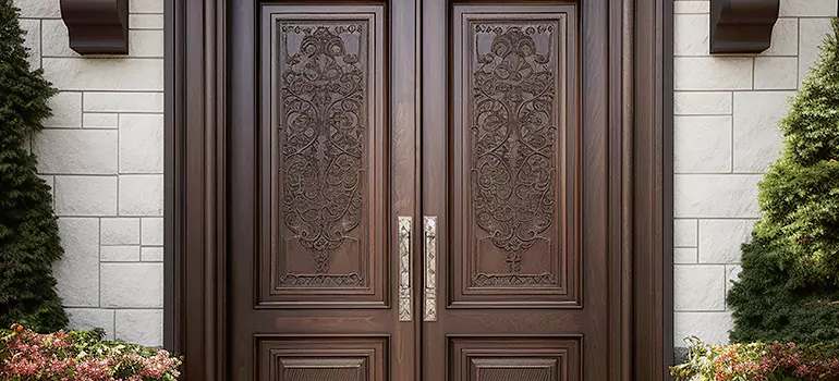 Double Front Doors in Iona, FL