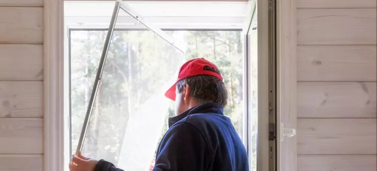 Expandable Window Screen Installation in Iona, FL